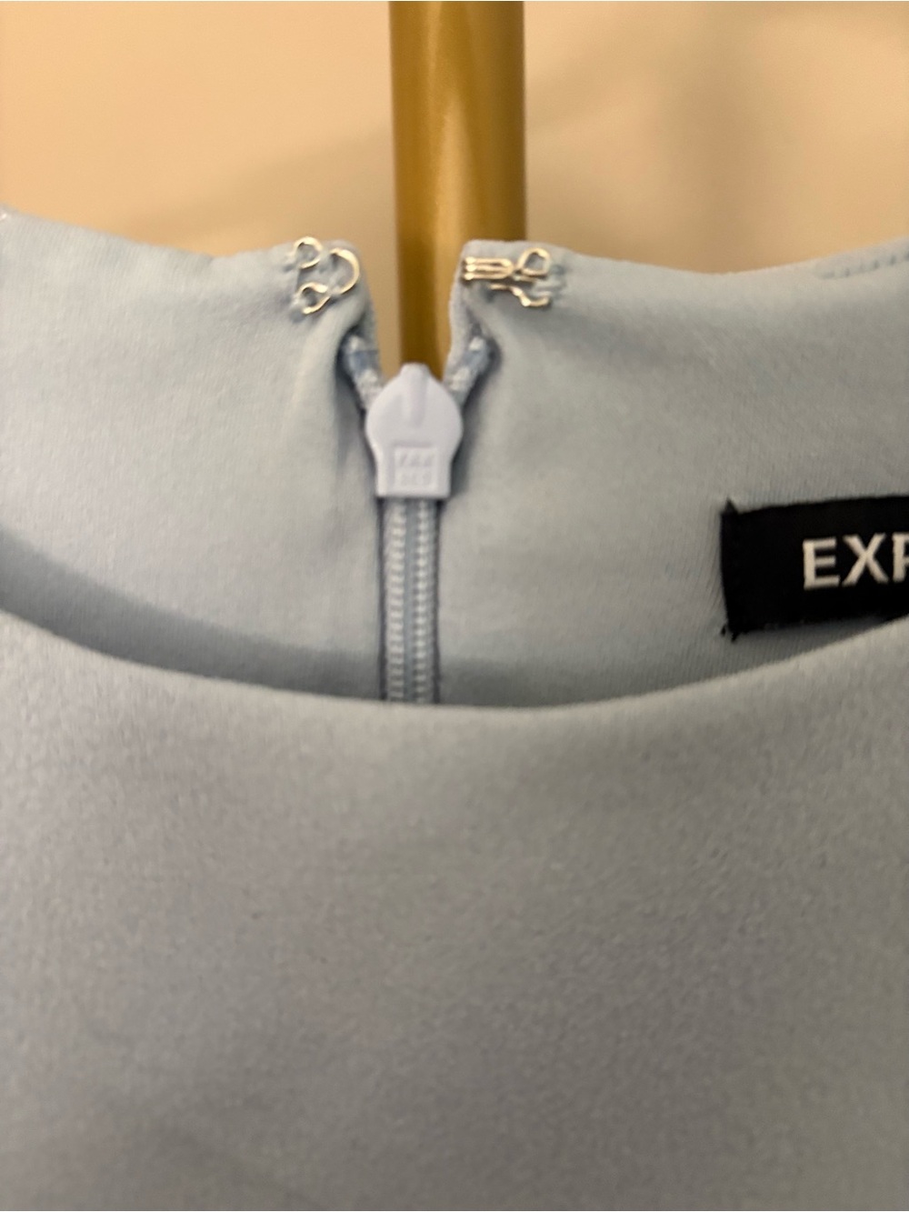 Express Classic Sleeveless Dress in Powder Blue - Picture 3 of 5